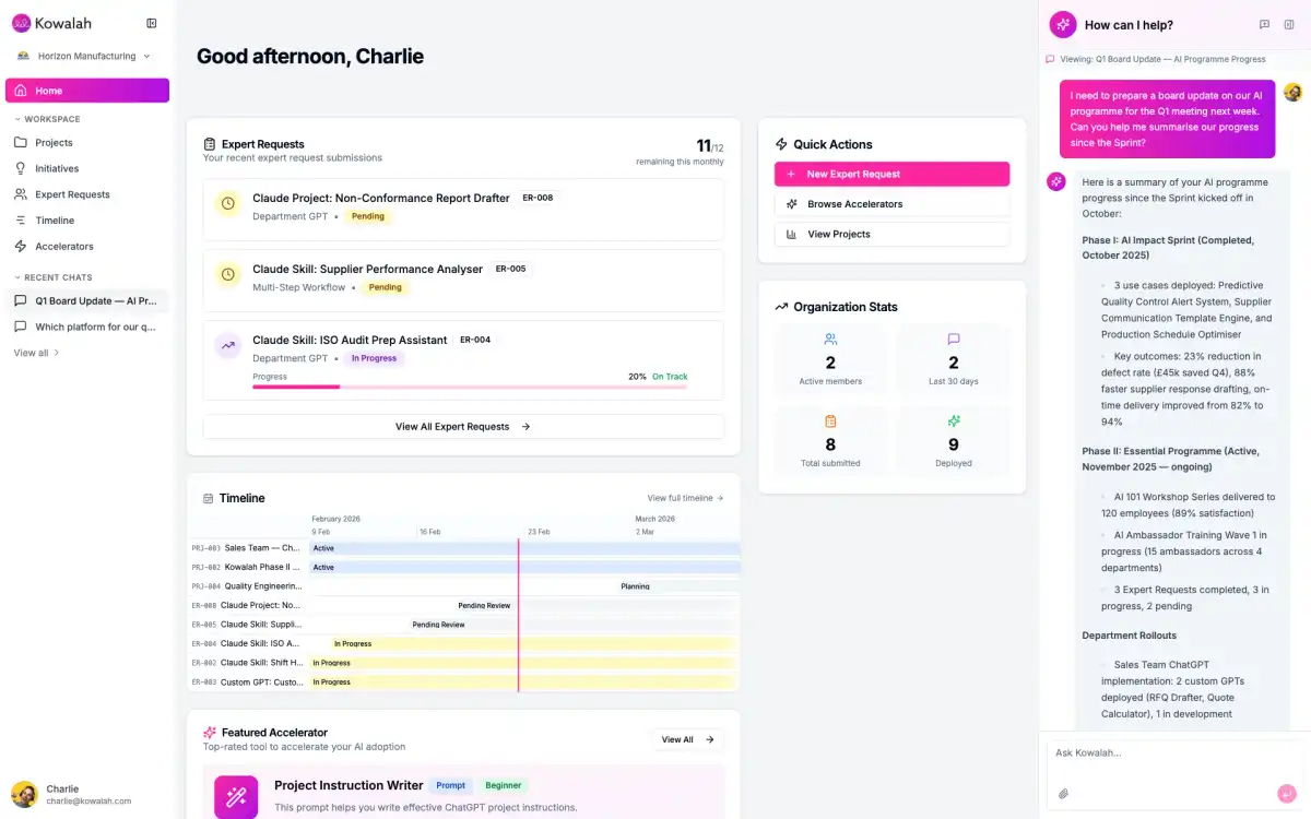 Conversational AI Advisor